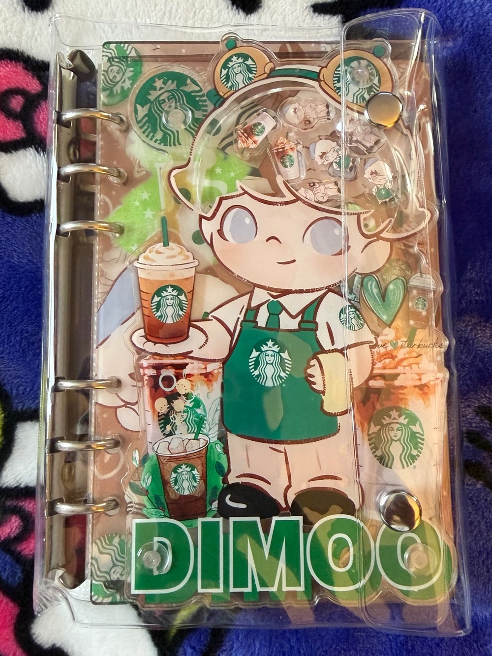 Starbucks x Dimoo Refillable A5 Size Shaker Notebook Binder